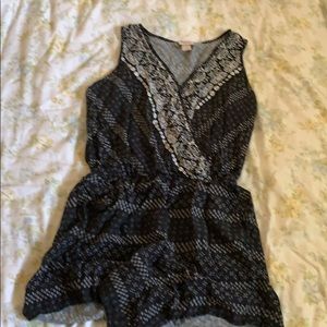 Black & White Romper Size S
